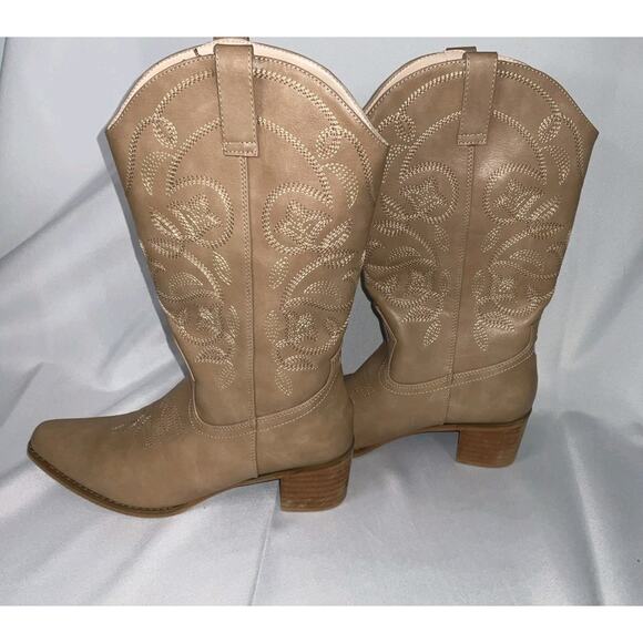 Cowboy Shoes - IUV Cowboy Boots For Women Pointy Toe Women's Western Cowgirl Boots...